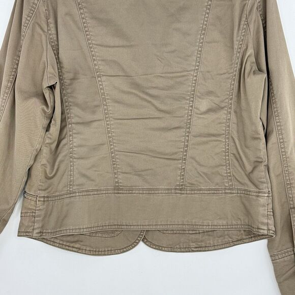 Live a Little LAL Denim Jean Jacket, Women Size M Brown Button Cotton - Picture 8 of 16